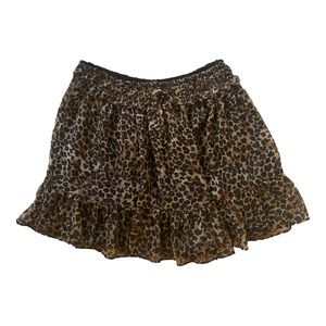 Zara Animal Print Skort